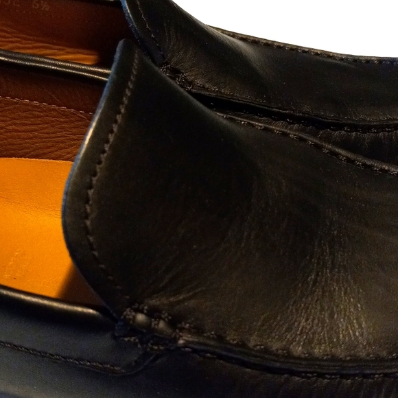 Bally Men's Black Driving Loafers - Picture 3 of 4